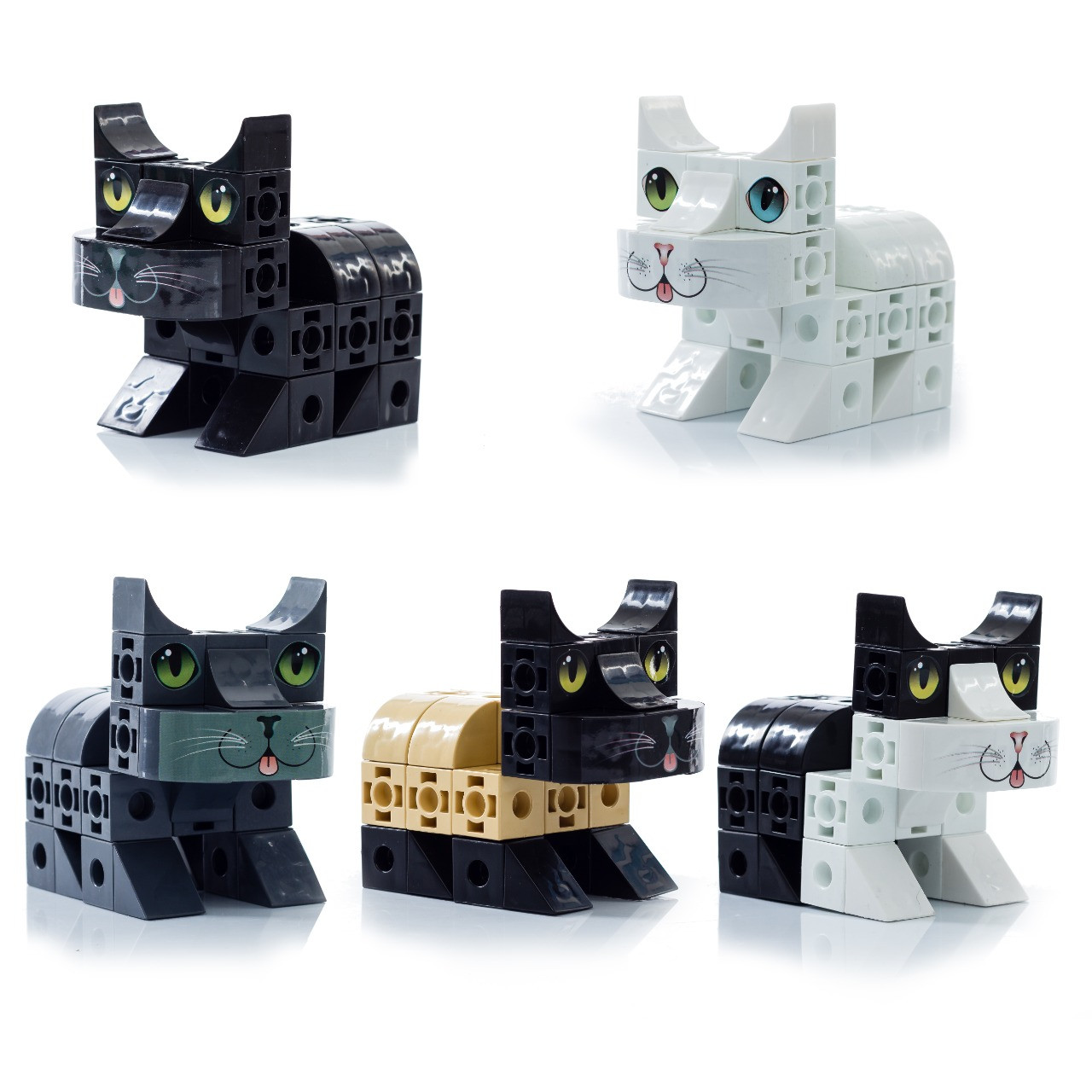 Imagen Colección 5 razas Gatos Pet Cubics 1