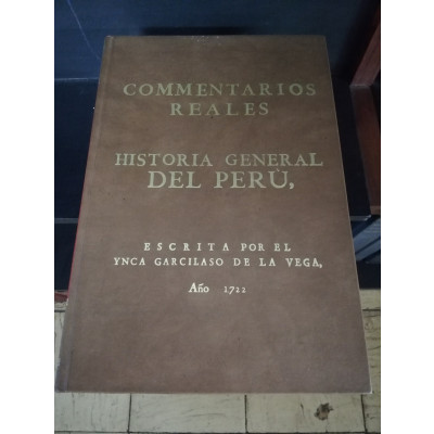 ImagenCOMENTARIOS REALES HISTORIA GENERAL DEL PERÚ - 2 TOMOS