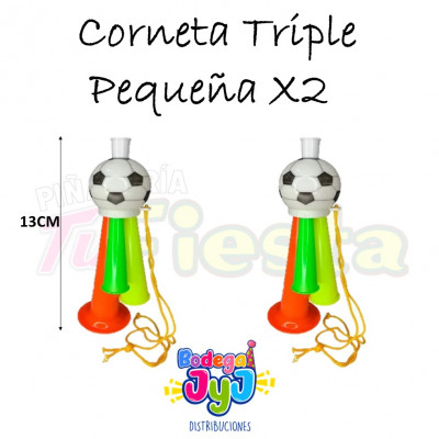 ImagenCorneta Triple Pequeña X2