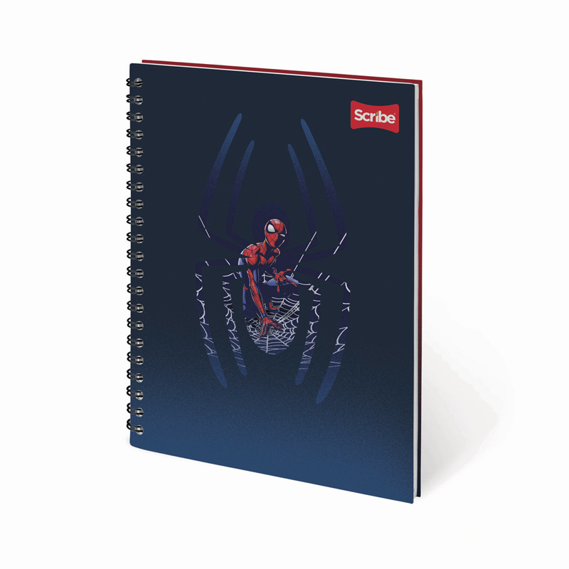 Imagen Cuaderno argollado pasta dura grande 80h cuadros Spiderman Max 6