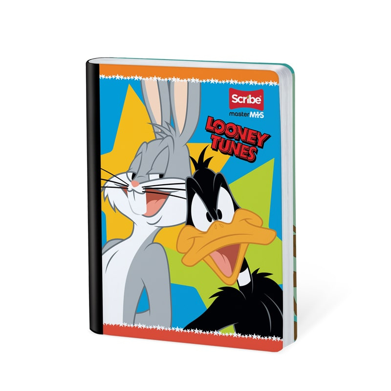 Imagen Cuaderno cosido 100h cuadros Looney Tunes 3