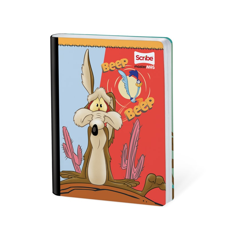 Imagen Cuaderno cosido 100h cuadros Looney Tunes 7