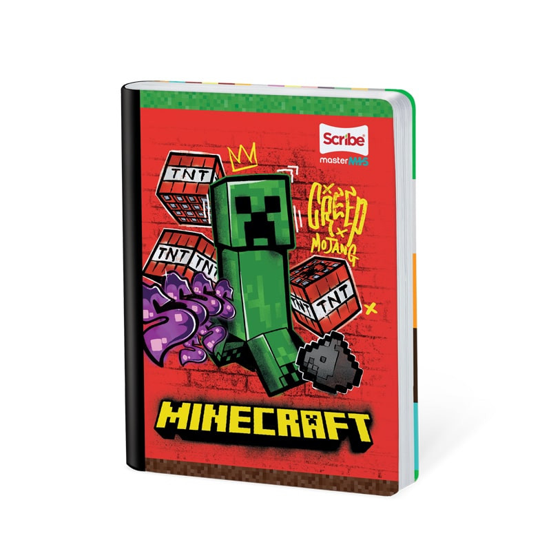 Imagen Cuaderno cosido 100h cuadros Minecraft 10