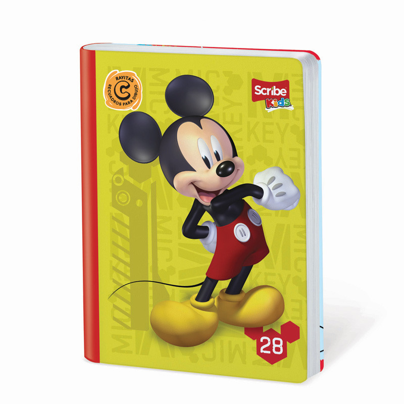 Imagen Cuaderno cosido 100h cubitos Casa de Mickey