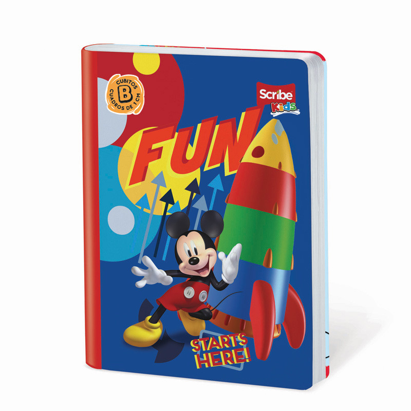 Imagen Cuaderno cosido 100h cubitos Casa de Mickey 4
