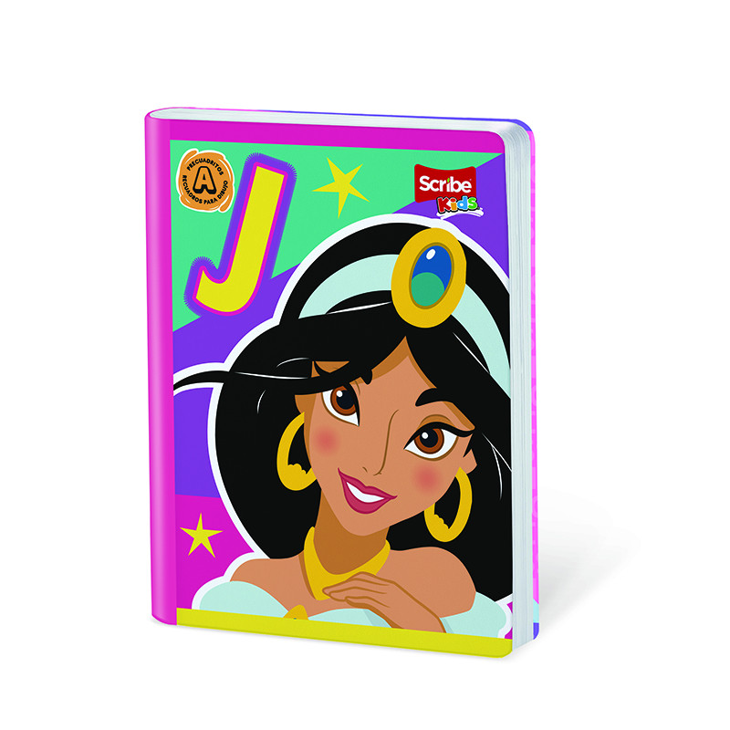 Imagen Cuaderno cosido 100h cubitos Princesas 6