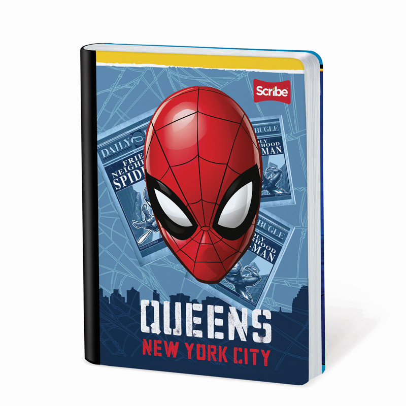 Imagen Cuaderno cosido 100h cubitos Spiderman 3