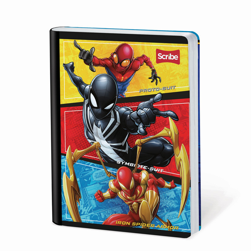 Imagen Cuaderno cosido 100h cubitos Spiderman 4