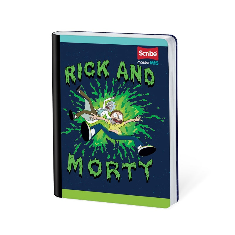 Imagen Cuaderno cosido 100h doble línea Rick and Morty 6