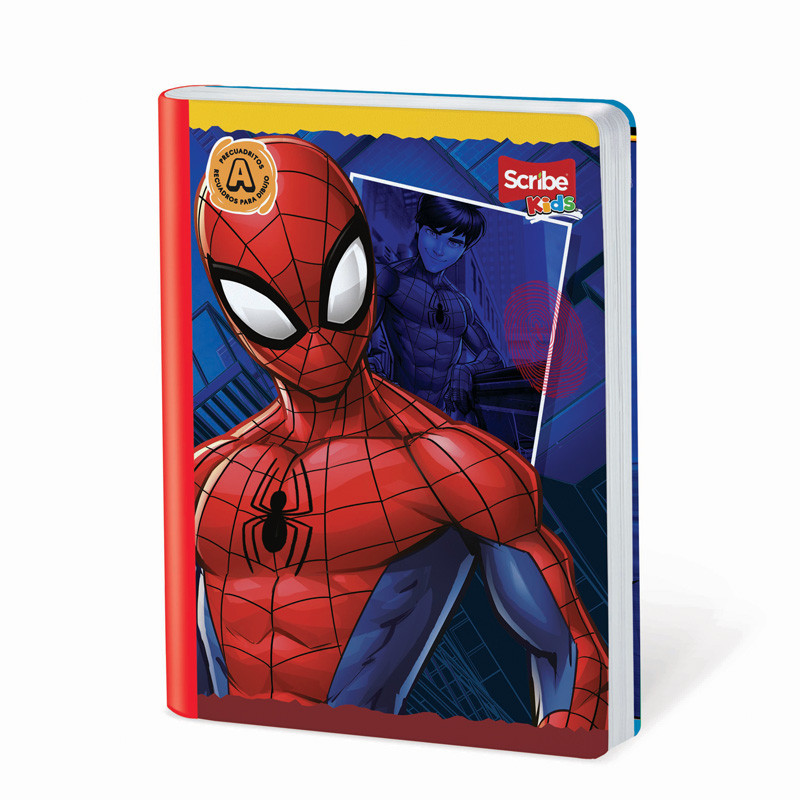 Imagen Cuaderno cosido 100h precuadritos Mickey-Spiderman 7