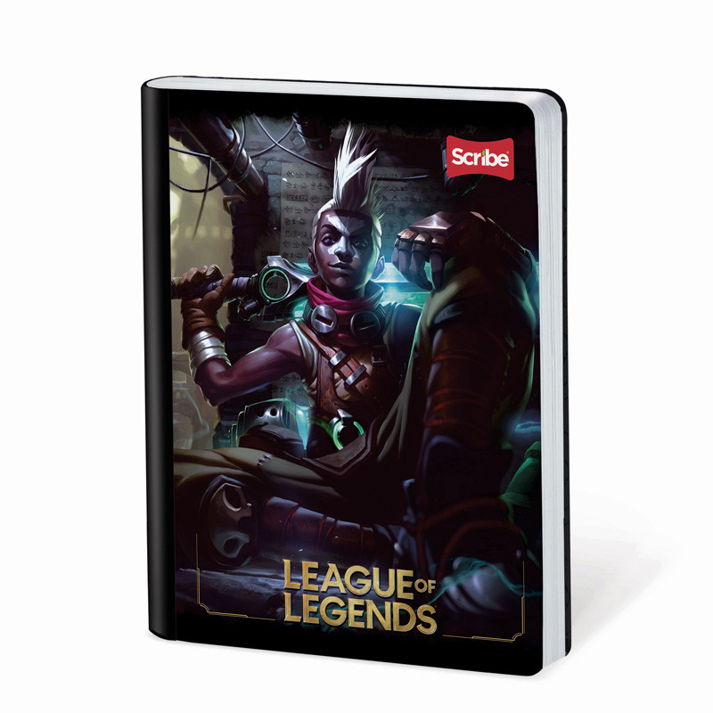 Imagen Cuaderno cosido 100h rayas League of legends 5