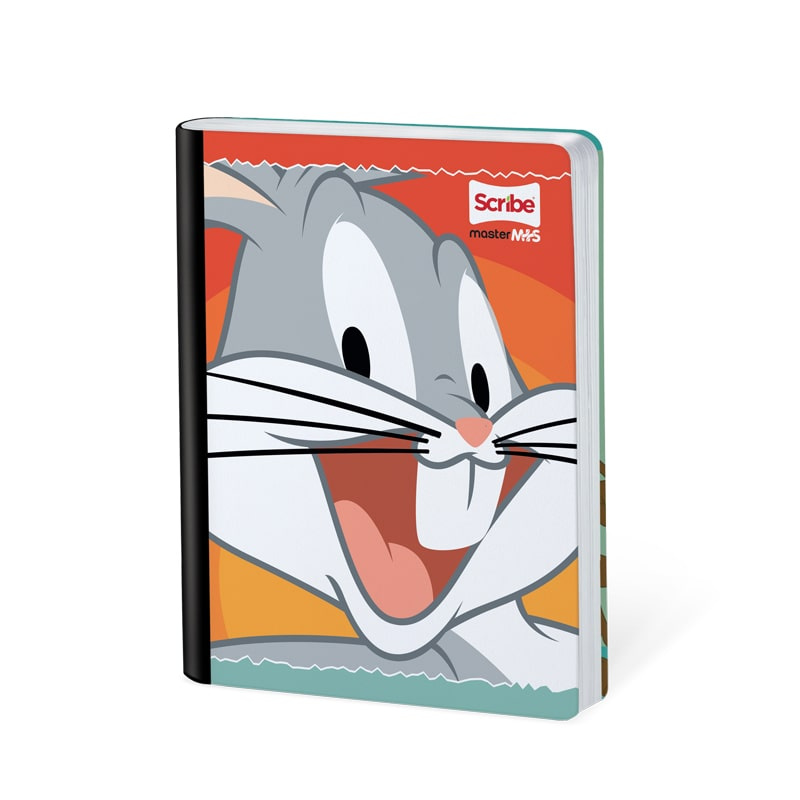 Imagen Cuaderno cosido 100h rayas Looney Tunes 5