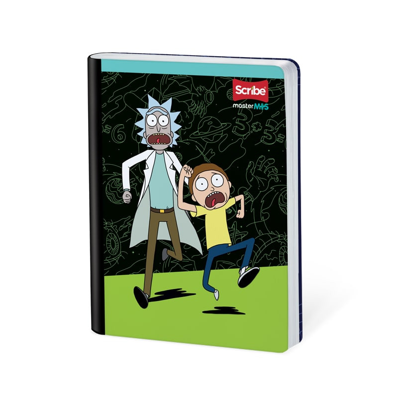 Imagen Cuaderno cosido 100h rayas Rick and Morty 5