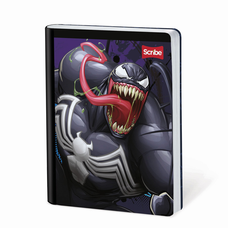 Imagen Cuaderno cosido 100h rayas Spiderman Max 3