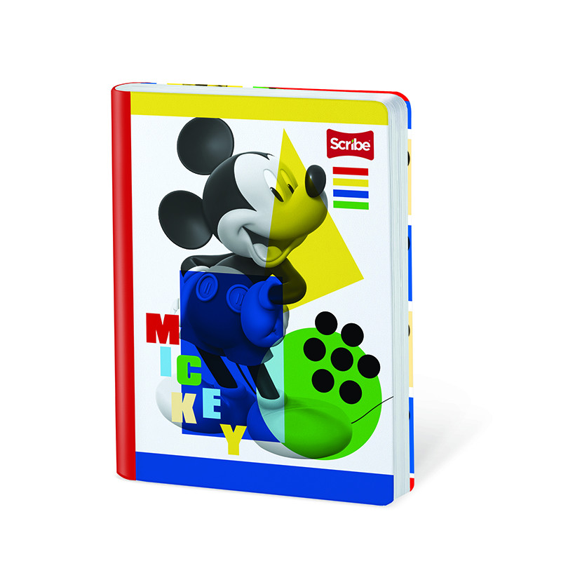 Imagen Cuaderno cosido 50h cuadros Mickey 5