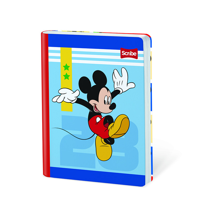 Imagen Cuaderno cosido 50h cuadros Mickey 6