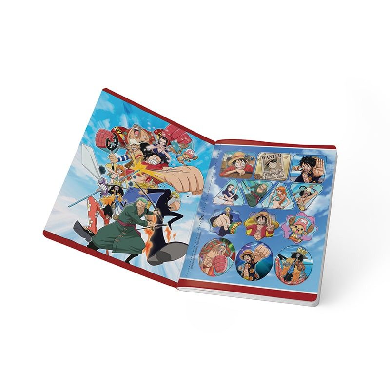 ImagenCuaderno cosido 50h cuadros One Piece
