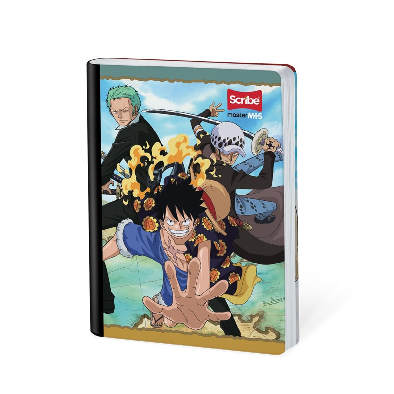 Imagen Cuaderno cosido 50h cuadros One Piece 4