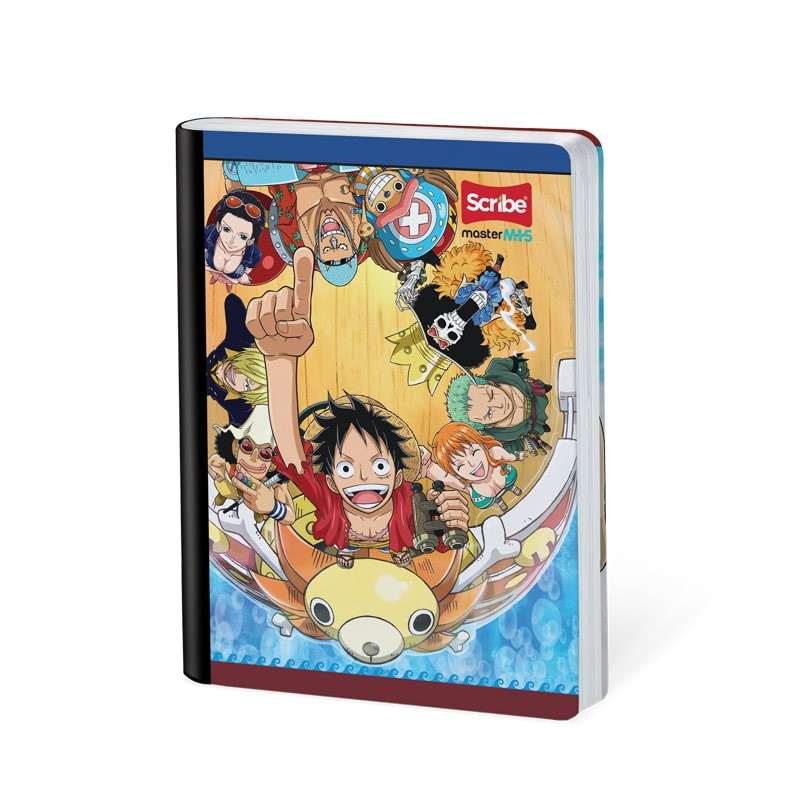 Imagen Cuaderno cosido 50h rayas One Piece 5