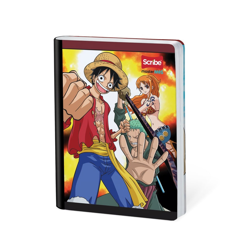 Imagen Cuaderno cosido 50h rayas One Piece 6