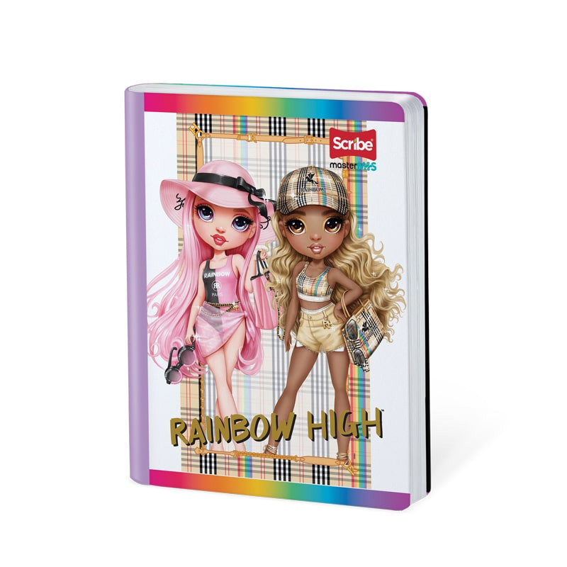 Imagen Cuaderno cosido 50h rayas Rainbow 9