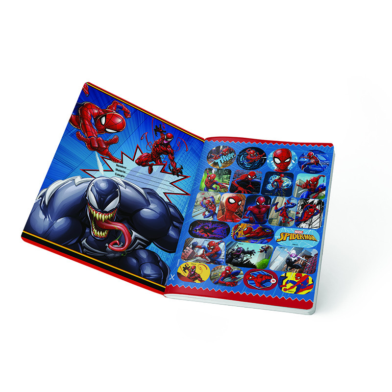 Imagen Cuaderno cosido grande 100h cuadros Spiderman 2