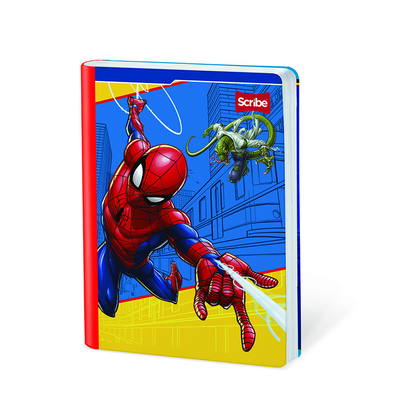 Imagen Cuaderno cosido grande 100h cuadros Spiderman 4