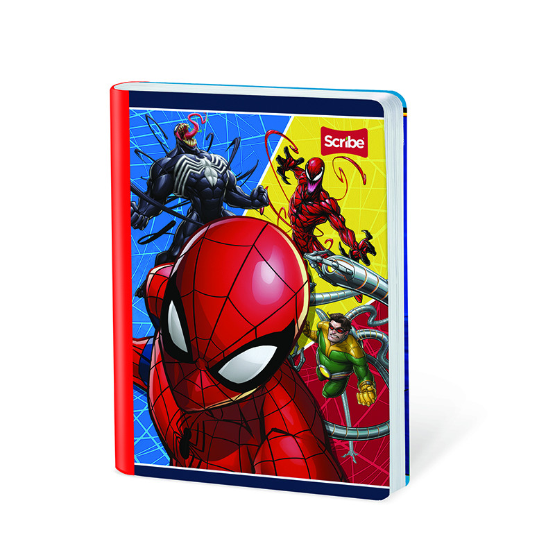 Imagen Cuaderno cosido grande 100h cuadros Spiderman 5