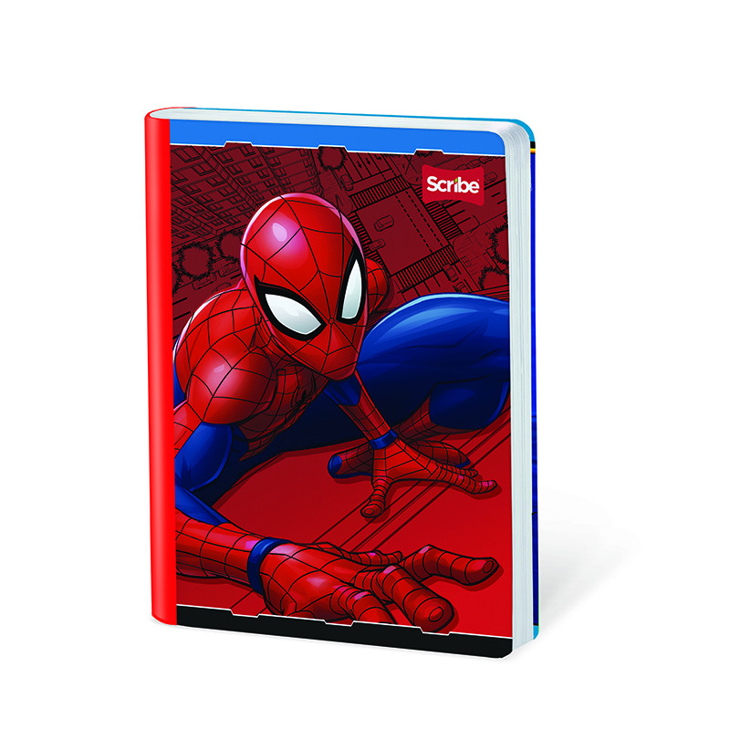 ImagenCuaderno cosido grande 50h cuadros Spiderman