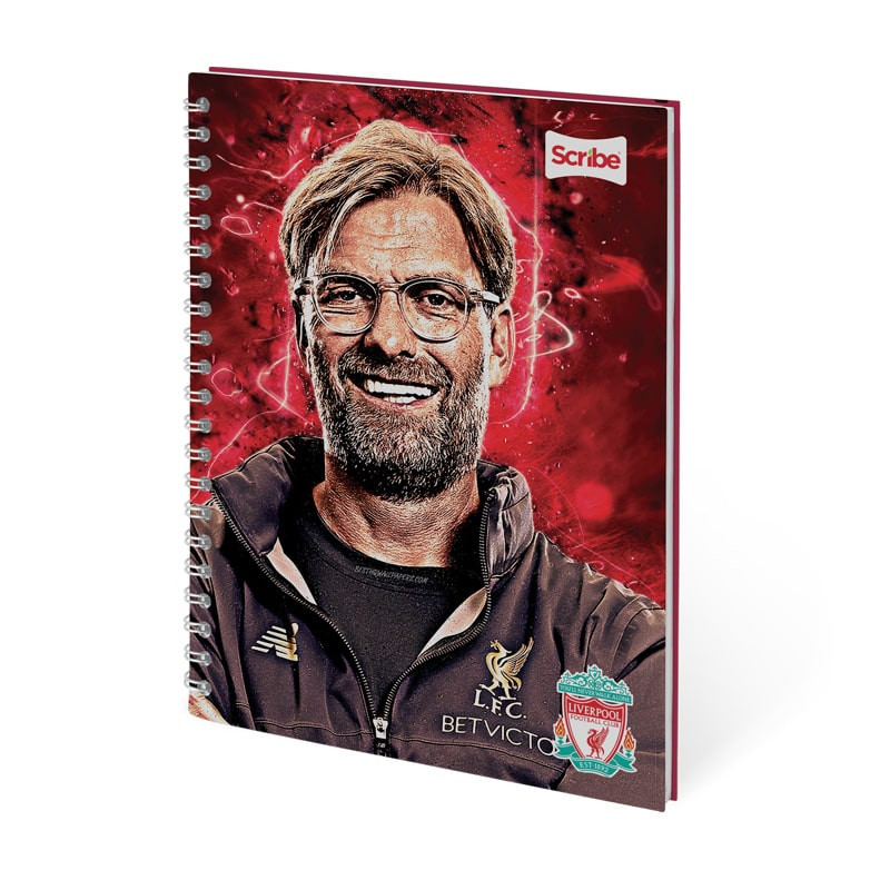 Imagen Cuaderno espiral pasta dura 80h cuadros Liverpool 3