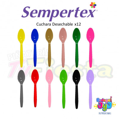 ImagenCuchara Desechable Sempertex X12 