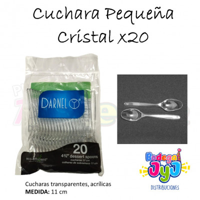 ImagenCuchara Pequeña Cristal X20