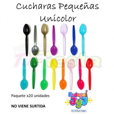 ImagenCuchara Pequeña Unicolor X20