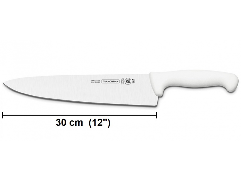 Cuchillo Para Chef 12 Profesional Tramontina 24609082 Blanco Tramontina.  Herramientas de Ferretería Online