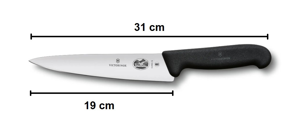Cuchillo de chef Fibrox 19 cm, Victorinox