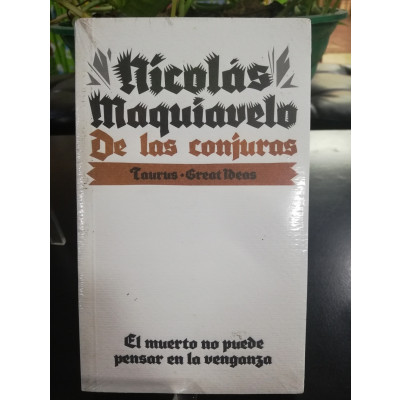 ImagenDE LOS CONJUROS - NICOLAS MAQUIAVELO