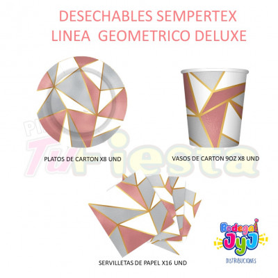 ImagenDesechables Linea Geométrico Deluxe 