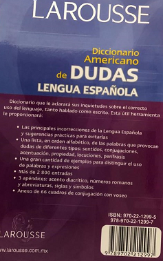 Imagen Diccionario Americano de Dudas Lengua Española 2