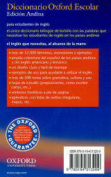 Imagen Diccionario Oxford Escolar Edición Andina 2