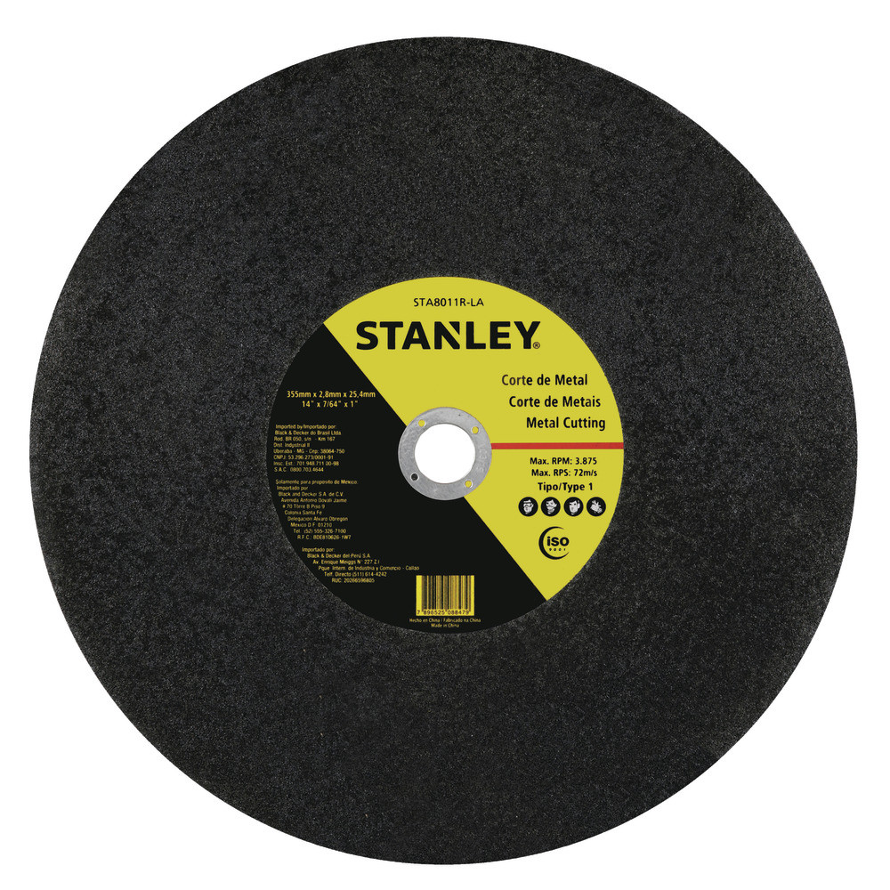 Imagen Disco abrasivo 14" STA8011R-LA Stanley 1
