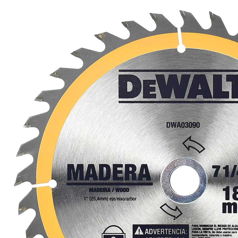 Imagen Disco de sierra circular 7-1/4" X 36 dientes DWA03090 Dewalt 2