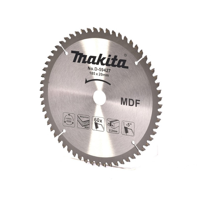 Imagen Disco de sierra circular 7-1/4X 60 TPI para MDF corte limpio D-59427 Makita 1