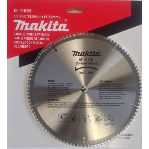 Imagen Disco de sierra de aluminio 10"X100TX5/8 D-19065 Makita 3
