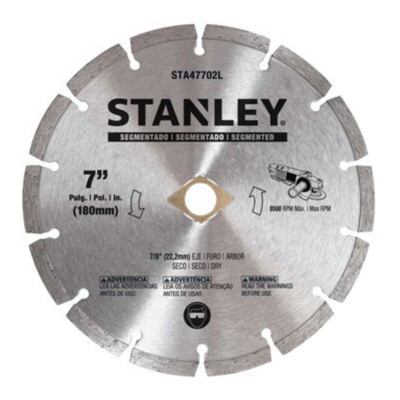 Imagen Disco diamantado segmentado de 7 pulgadas STA47702L Stanley 1