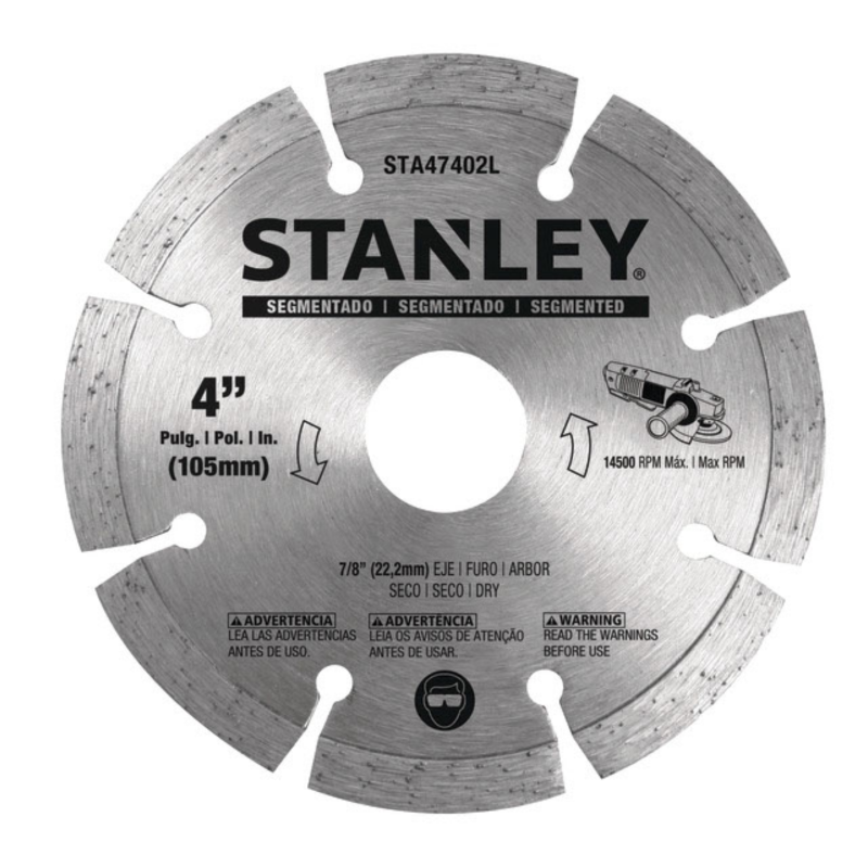 Imagen Disco diamantado segmentado de 9 pulgadas STA47902L Stanley