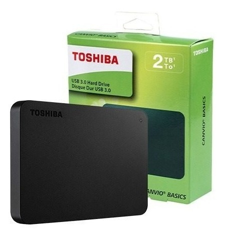 Imagen Disco Duro Externo 2 Tb Toshiba Canvio Basics Usb 3.0 Pc Mac