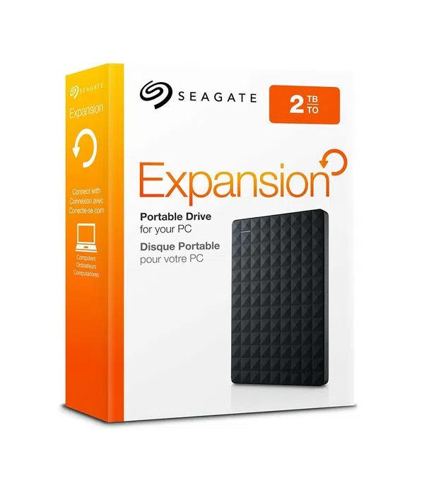 Imagen Disco Externo 2 Tb Seagate Expansion Back Up
