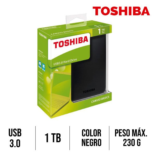 Imagen Disco Externo Toshiba  1TB