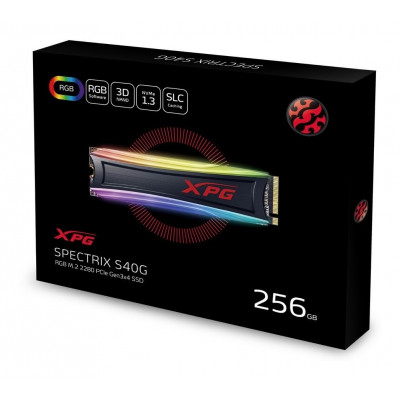 ImagenDISCO M.2 XPG SPECTRIX S40G 256 GB, RGB, 