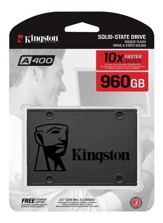 Imagen Disco Solido SSD Kingston 960 gb A400